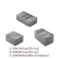 Compartment Bag Sorting Box Pants Divider Storage Basket Washable Cloth Drawer Organize for Storing Clothes Organization.