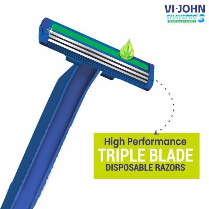 VI-John%20Shavepro%20Triple%20Blade%20Razor%20(%20Pack%20of%205%20pcs%20)%20-%20Image%205