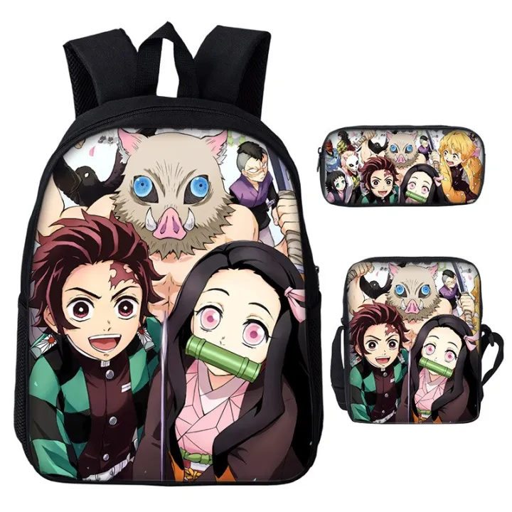 Beautiful%20Kamado%20Nezuko%20Backpack%20Boys%20Girls%20Demon%20Slayer%20School%20Bag%203%20Pcs%20Set%20Book%20Bags%20Pencil%20Bag%20Back%20To%20School%20Gifts%20Mochila%20-%20Image%204