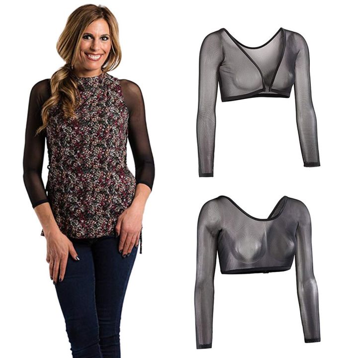 Summer%20Women%20Mesh%20Crop%20Top%20Long%20Sleeve%20T-Shirts%20Blusas%20Y2K%20Elegant%20Vestidos%20Sheer%20Transparent%20Top%20Tee%20Shirts%20Robe%20Femme%20-%20Image%204