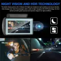 Dual Dash Cam Front and Inside 1440P+1080P Car Black Box Dash Camera 3 Inch IPS Camera Recorder Night Vision Durable Easy Install. 
