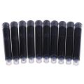 10pcs fountain pen ink cartridges Black assurance 3.4mm Caliber Replaceable. 