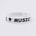 Adjustable Silicone wristband Trendy Silicone Ink filled Rubber bracelet Rubber Music wristband for Rock music fans Music. 