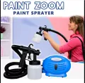 Paint Zoom Spray Gun Ultimate Handheld Portable Painting Machine, Airless Sprayer for Interior & Exterior Painting Detachable Container Tables, Chairs, Fences, Interior Walls, Cars, (Multipurpose can be used as Disinfectant spray). 