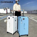 COLENARA 22242628303234 Inch New Luggage Men's Large Capacity Fashion Trolley Bags Women's Family Vacation Suitcase. 