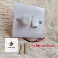 1 Pcs MK Fan Regulator Dimmer with Switch high Quality.