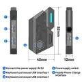 4 in 1 Bluetooth PUBG Gaming Keyboard Mouse Converter Combo for Smartphone and PC - Black. 