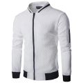 Men Fashion Sports Zipper Casual Long Sleeve Slim Jacket.