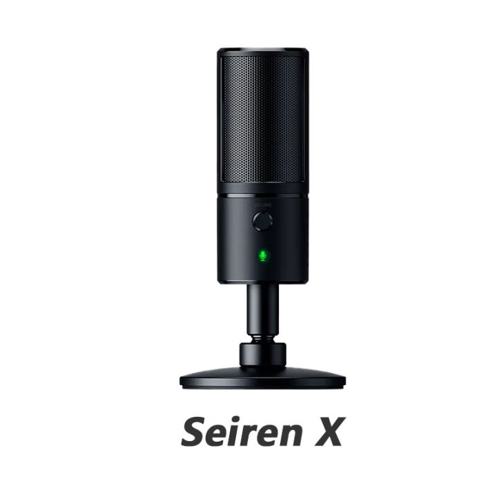 Razer%20Seiren%20X%20USB%20Streaming%20Microphone%20Built-In%20Shock%20Mount%20Supercardiod%20Pick-Up%20Pattern%20Microphone%20Professionnel%20Game%20-%20Image%204