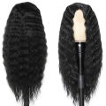 Europe and America Cross Border Chemical Fiber Wig deep wave Small Lace Mid-Length Long Curly Wig Headgear lace wigs.