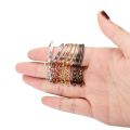 110pcs/Set Keychain Open Jump Rings Eye Pins Jewelry Making Accessories Kits for DIY Epoxy Resin Key Chain Key Ring Pendants. 