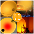 LED USB Sunset Lamp Night Light Projector,Sunset. 