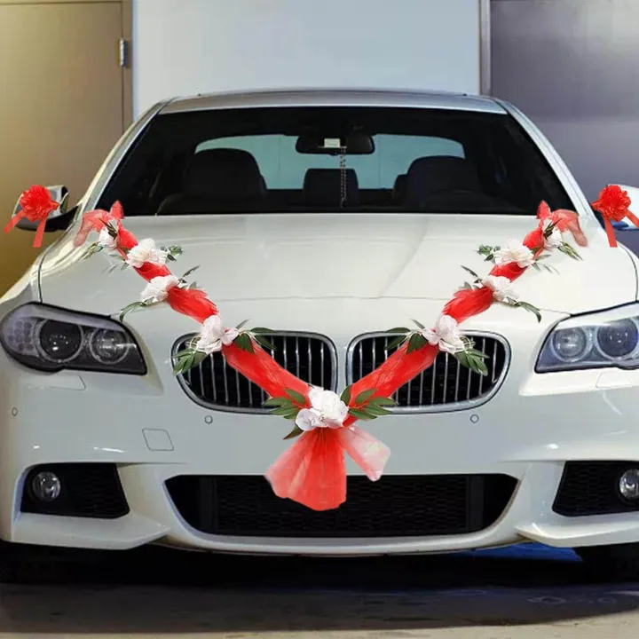 Wedding%20Car%20Flower%20Decoration%20Artificial%20Flowers%20Ornament%20for%20Ceremony%20Accessories%20-%20Image%203