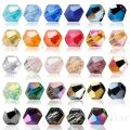 600pcs/lot 4mm Plated Color 5238 Bicone Beads Loose Spacer Beads Austria Jewelry Beads for Sewing Diy Supplies Jewelry Making.