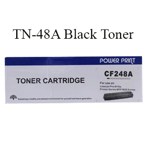 Power Print TN-48A Black Toner Cartridge for HP LaserJet M15a / M15w Printer / LaserJet MFP M28a / M28w Printer