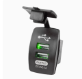 【Free shipping】 USB Socket Car Charger Waterproof USB Car Socket 12V-24V 5V 3.1A Phone Charging for 12V 24V Motorcycle Boat Marine Truck ATV.