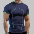 Men Gym Sports T-shirt Shirts Slim fit T Shirt Men Quick Dry Running Shirt Men Workout Tees Fitness Tops Oversized T-shirt.