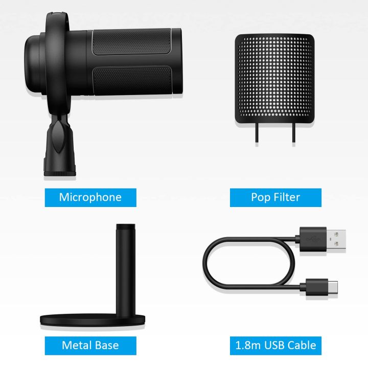 BOMGE%20PC%20Gaming%20Microphone,%20Condenser%20Microphone%20with%20Quick%20Mute,%20RGB%20Light,%20Pop%20Filter,%20Shock%20Mount,%20Gain%20Knob%20and%20Monitor%20Jack%20for%20Recording,%20Streaming,%20Podcasting,%20YouTube%20-%20Image%207