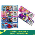 Pencil Box with Calculator & Dual Sharpener for Kids for School, Any colour. 