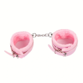 Explosive Leather Plush Shackles Foot Shackles With Chain, Multi-Color Optional. 