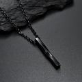 Black Color Metal Chain for Men.