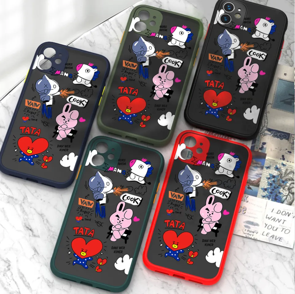 Jizetin for Samsung A31 Cover BTS Animation Image Soft Edge