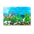 Aquarium Background Poster Decoration Aquarium Landscape Sticker Poster Fish Tank 3D Background Painting Sticker 40*62cm. 