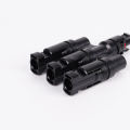 Mc4 3T Shape One-divided-three PV Solar Wire Connector. 