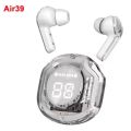 Timack® Air buds Air39 Transparent Fashion Noise Canceling Bluetooth 5.3 Wireless Earbuds Bluetooth Headset for Xiaomi iPhone Headphone. 