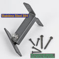 Roof Riser Bracket Heavy Duty Stainless Steel 3Pcs Pergola Roof Riser Brackets for Gazebo. 