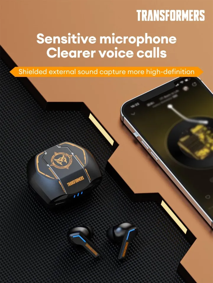 TRANSFORMERS TF-T06 HIFI Stereo Earbuds 5.3 Wireless Earphone ENC