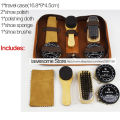 Top quality Professional Shoes Care Kit Portable For Leather Shoes Boots Sneakers Cleaning Set Polish Brush Shine Polishing Tool. 