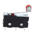 10 Pcs Mini Micro Limit Switch Roller Lever Arm SPDT Snap Action LOT.