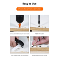 8mm Heavy Duty Single Hole Puncher for Paper,20 Sheet Punch Capacity.