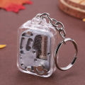 1Pc Music Box DIY Mechanical Metal Music Boxes Clockwork Keychain Gift. 