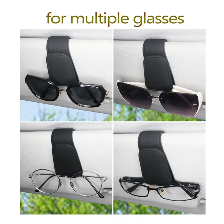 Magnetic%20Leather%20Sunglass%20Holder%20for%20Car,%20Sunglasses%20Clip%20for%20Car%20Visor,%20Auto%20Interior%20Accessories%20Universal%20(Black)%20-%20Image%204