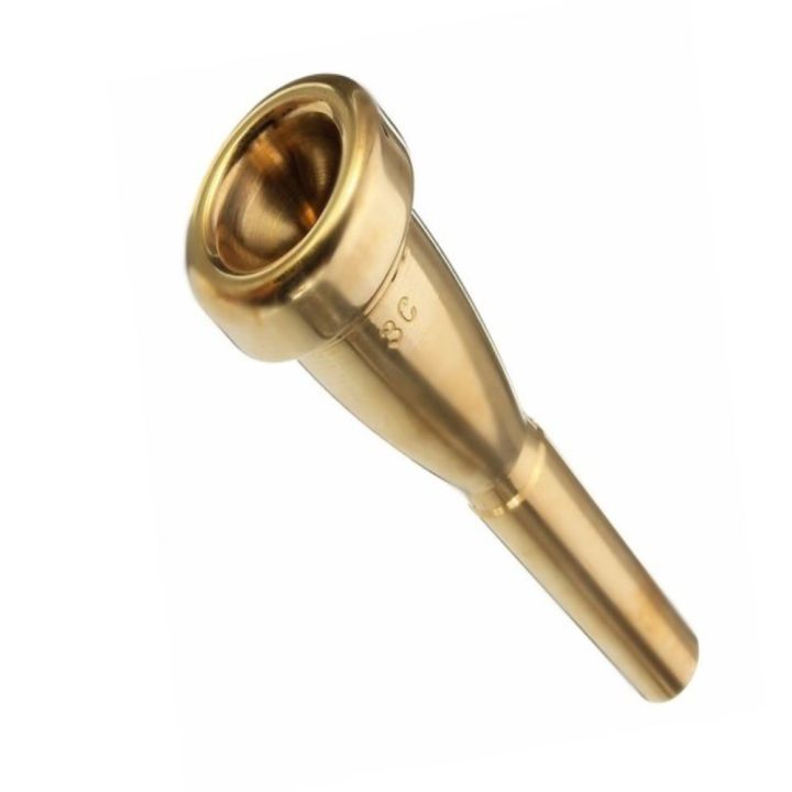 Accessory 3C Trumpet Mouthpiece Practical Mini Copper Alloy Trumpet Accessories Silver / Gold Trumpet Mouthpiece Trumpet