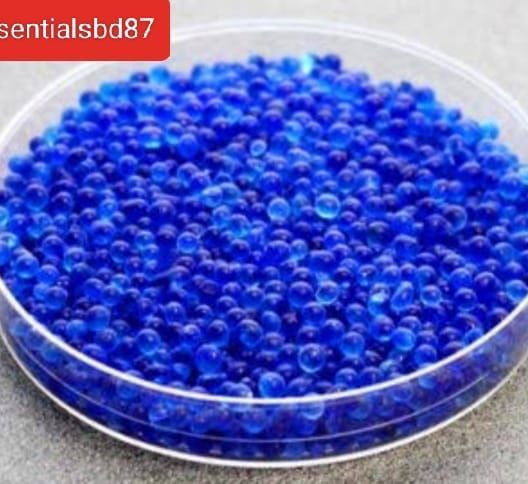 Blue Silica gel absorbs moisture - 5000 gm packet