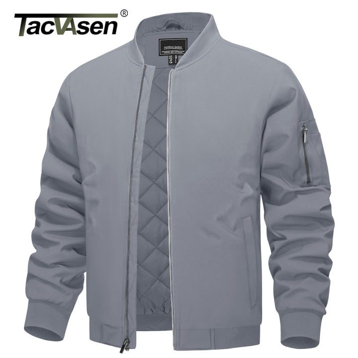 TACVASEN%20Full%20Zip%20Quilted%20Bomber%20Jackets%20Mens%20Winter%20Padded%20Casual%20Jacket%20Outdoor%20Water%20Resistant%20Antifouling%20Coat%20Outwear%20Tops%20-%20Image%202