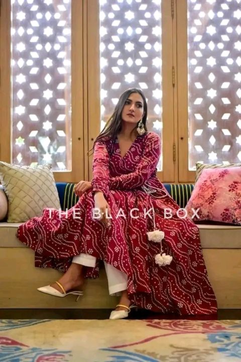 Fashionable dress Anarkoli two piece for women