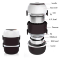 Cooking Lunch Box (3 Layers Electric Lunch Box, 2L Portable Electric Heating Lunch Box). 