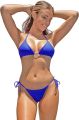 Two Piece Swimsuit Swimwear Triangle Bikini Sets.