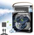 Air Cooler Fan 3 in 1 Mini Portable Fan Humidifier with  600ml Water Tank Air Cooling Fan. 