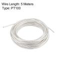 Thermocouple Wire pt100 or K-Type 100 Meter Stainless Steel Braided Extension Wire.