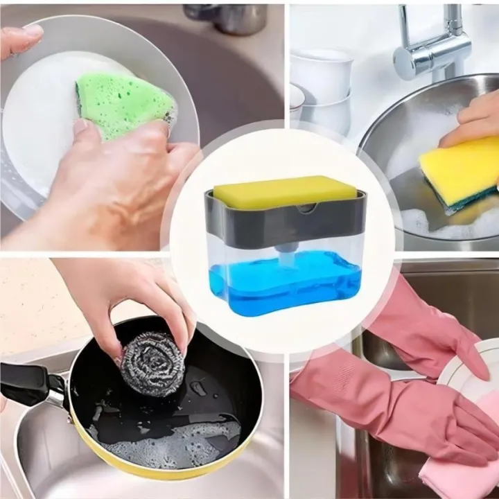 Liquid%20Soap%20Dispenser%20Soap%20Pump%20Sponge%20Caddy%20Holder%20Creative%20Hand%20Press%20Kitchen%20Dish%20Soap%20Dispenser%20with%20Washing%20Sponge%20-%20Image%202