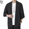 Elegantstunning Japanese Kimono Men Cardigan Traditional Summer Plus Size Sunscreen Shirt Casual Streetwear For Couple. 