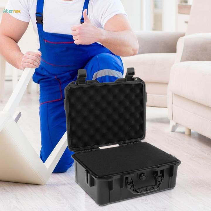 Tool%20Box%20Storage%20Case%20Hardware%20Organizer%20Impact%20Resistant%20Lockable%20Portable%20Hard%2028.8cmx18.7cmx13cm%20-%20Image%203