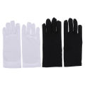 【Versatile】 1 pair Cotton gloves Khan cloth Solid gloves rituals play white gloves Demoo.