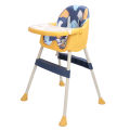 Baby Security High Chair Simple Safe Adjustable Ergonomic Multi Function Toddler High Chair Slip Proof for Eating Dinner. 