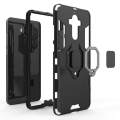 Huawei Mate 9 phone case, TPU silicone and hard pc luxury armor shockproof metal ring holder cover casing.